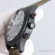 Swiss Grade 1 IWC Pilot's Chronograph Top Gun Black Ceramic Watch Military Green Strap (5)_th.jpg